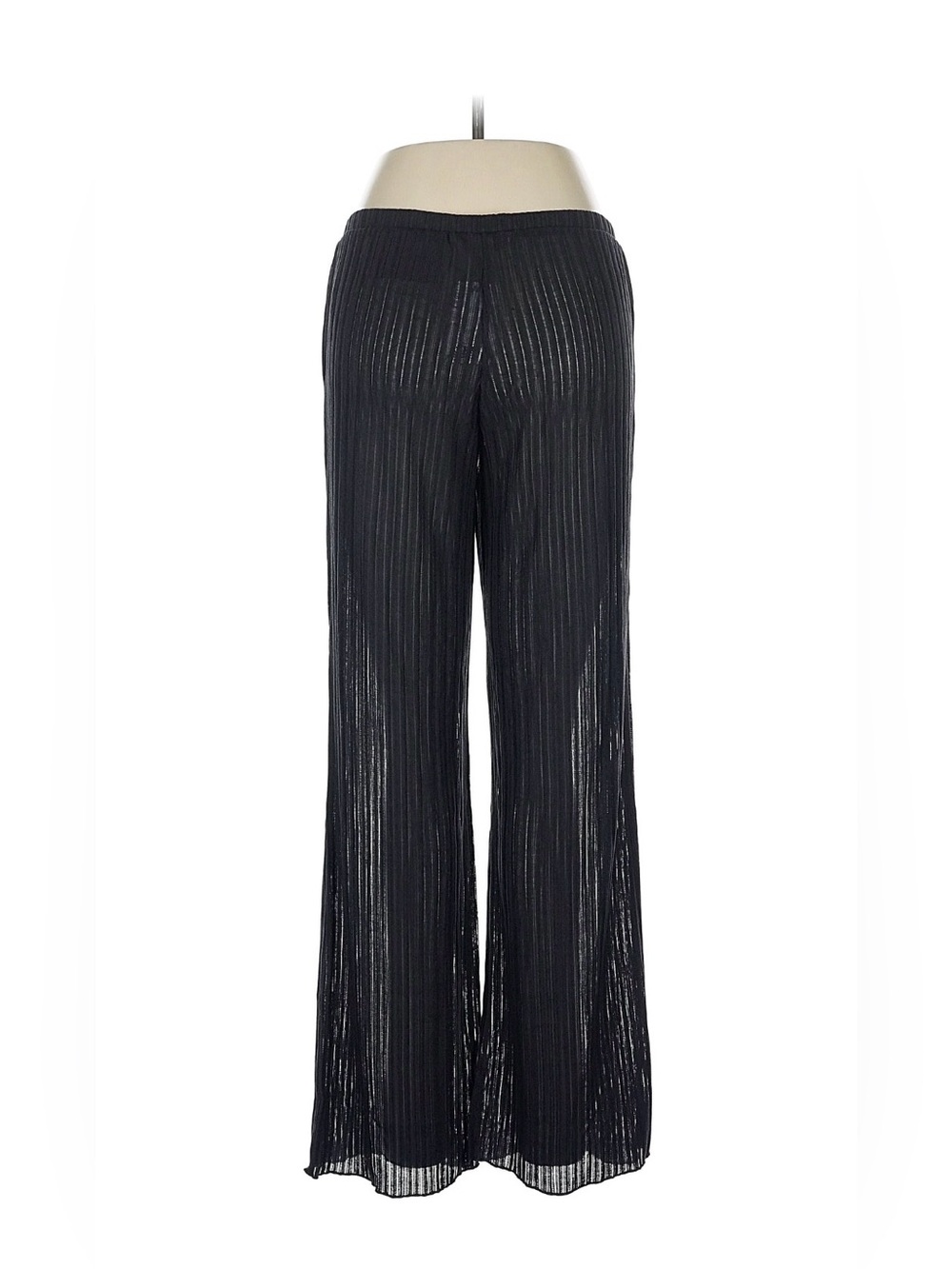 H&M Women’s Medium Pants Pull On Open Knit Swimsuit Cover Up Beach Flare NWT